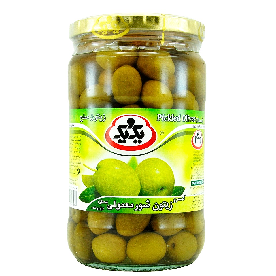 زیتون شور معمولی یک و یک
