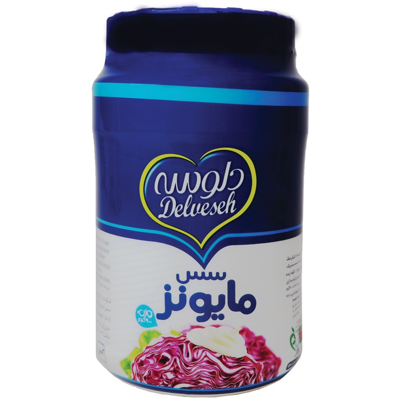 سس مایونز با روغن کاهش یافته900گرم دلوسه