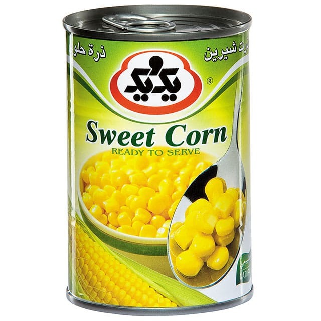 کنسرو ذرت شیرین یک ویک