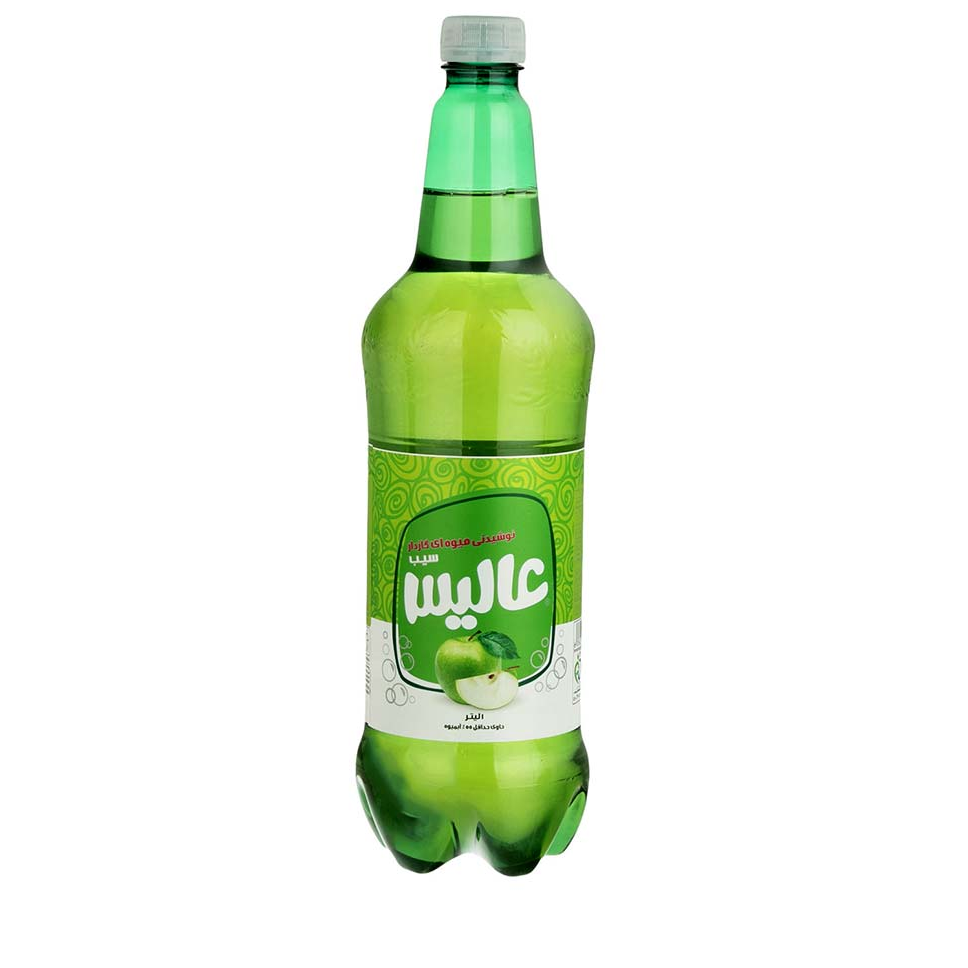 آبمیوه گازدار سیب 1000 عالیس