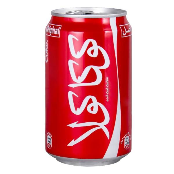 نوشابه  قوطی 330سی سی کوکاکولا