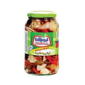 ترشی مخلوط شور 700گرمی اروم آدا