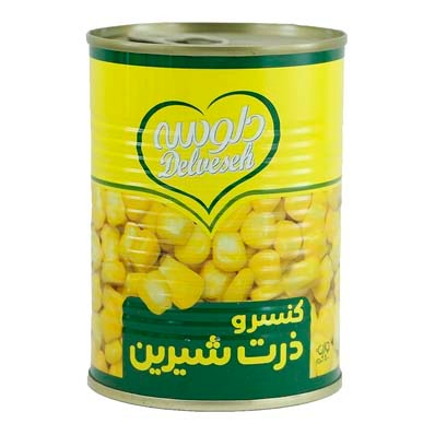 کنسرو ذرت شیرین 400گرم ایزی اوپن دلوسه