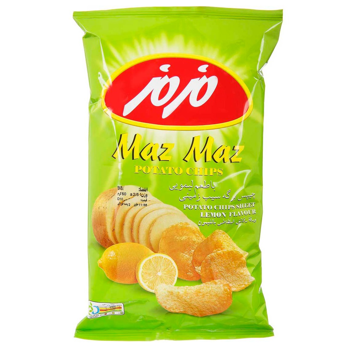 چیپس لیمویی مزمز