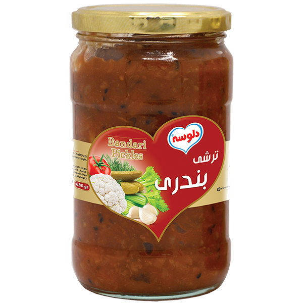 ترشی بندری 680 گ دلوسه
