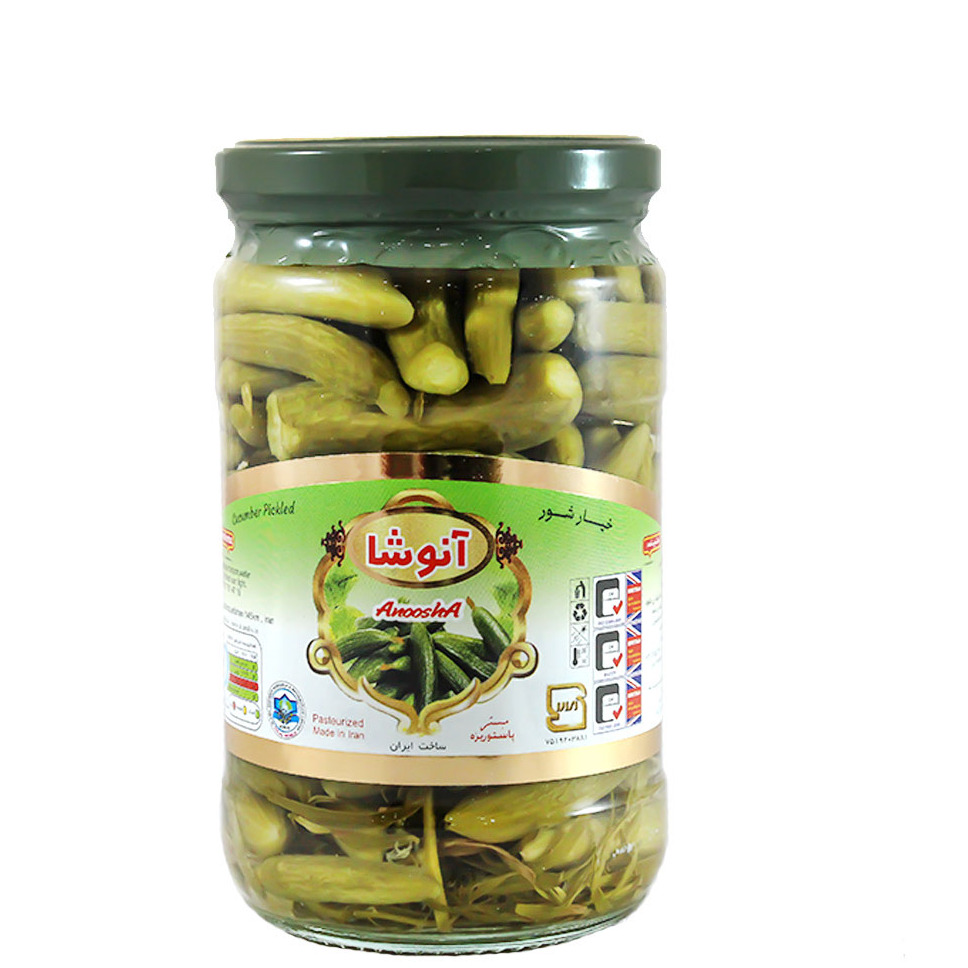 خیارشور750گرم درجه یکA انوشا