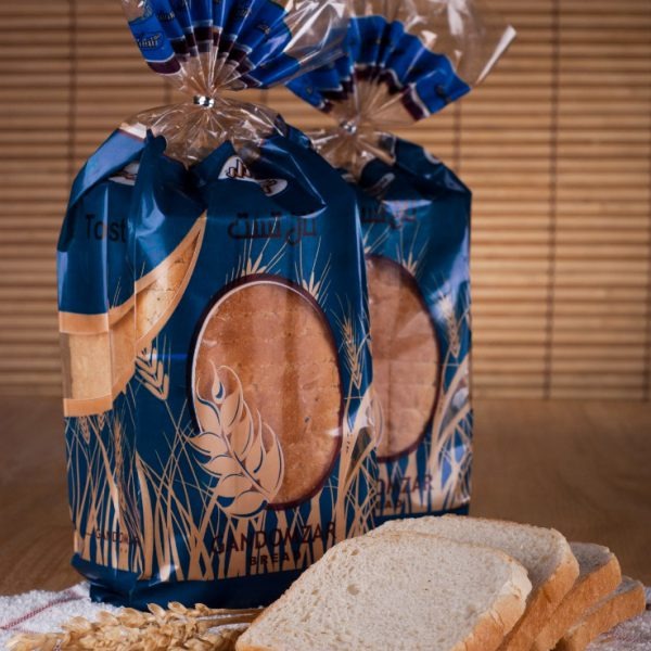 نان تست چاودار گندم زار