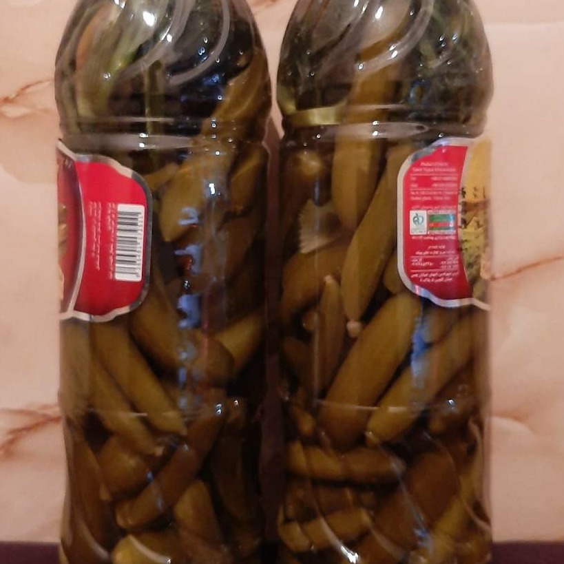خیارشور نمکی بطری 1.5 لنون
