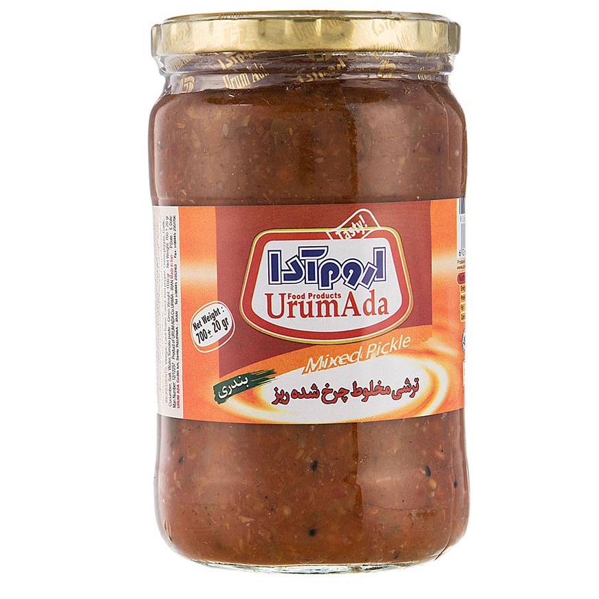 ترشی بندری 700گرمی اروم آدا