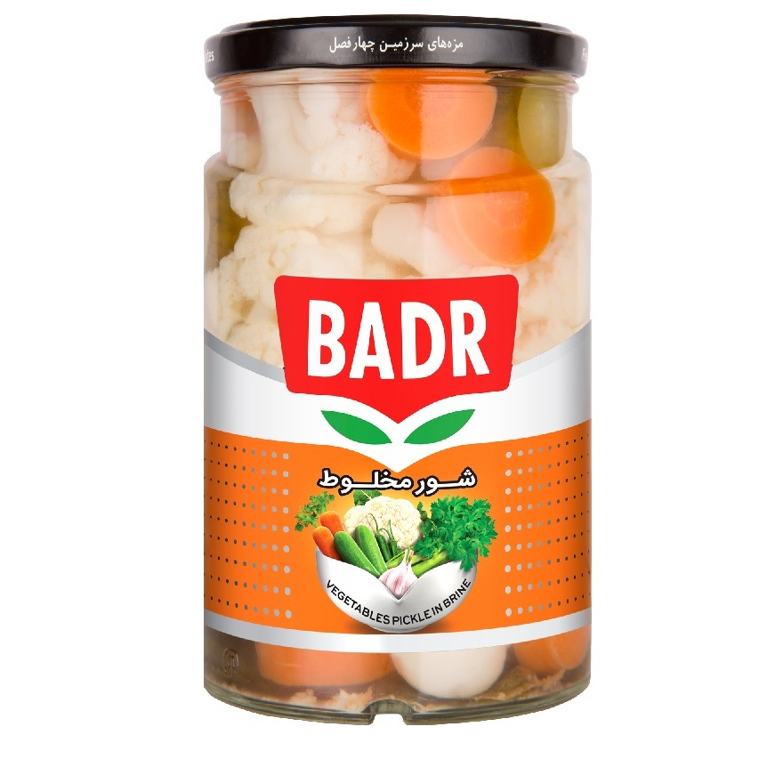 ترشی شور مخلوط بدر