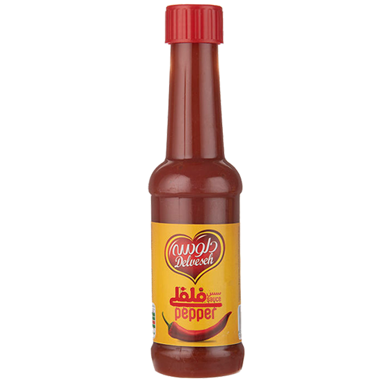 سس فلفل تند 150 گرمی دلوسه