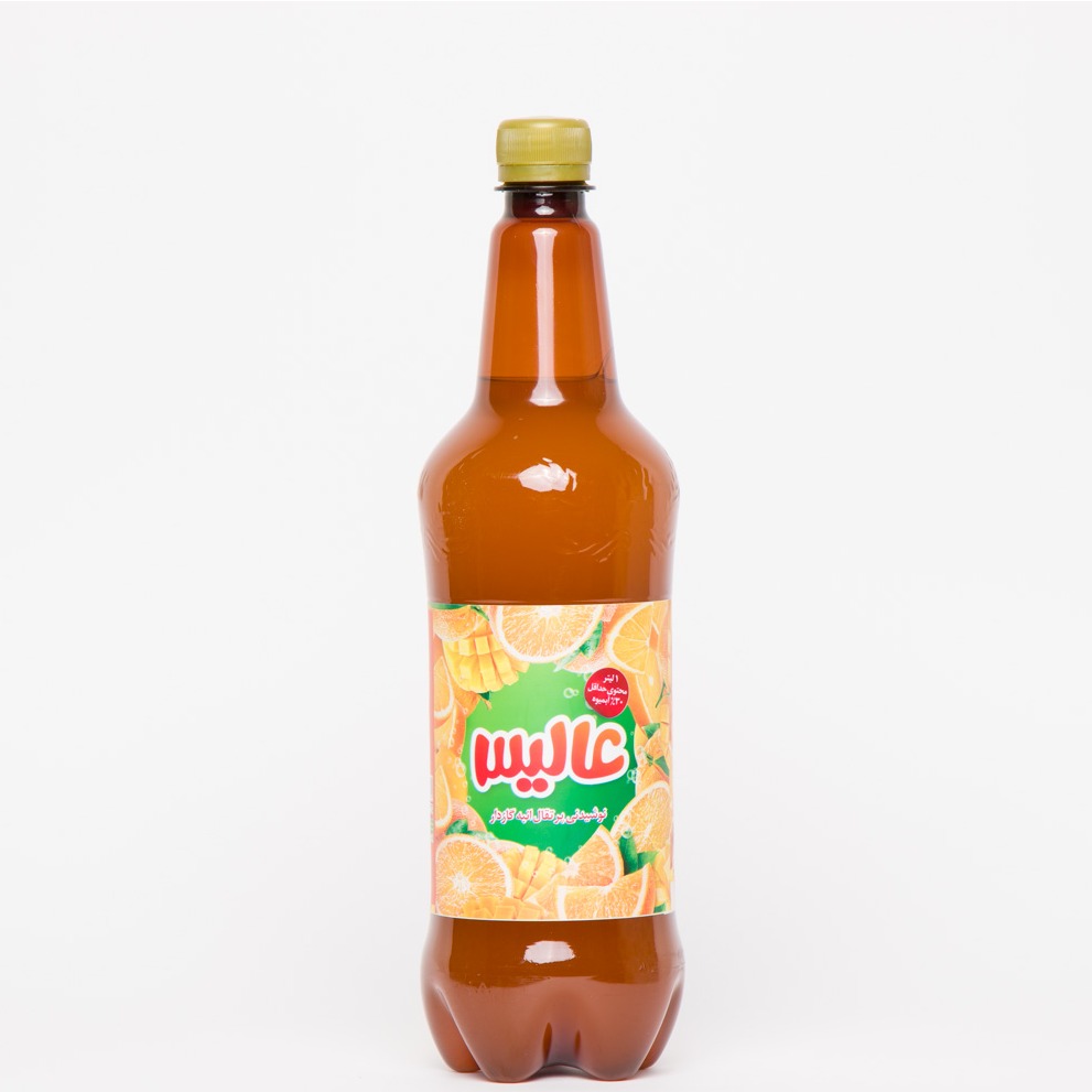 آبمیوه گازدار پرتقال انبه 1000 عالیس